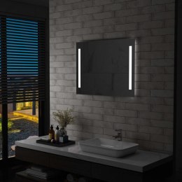 Lumarko Ścienne lustro łazienkowe z LED, 80 x 60 cm