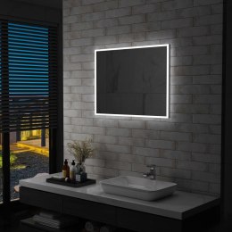Lumarko Ścienne lustro łazienkowe z LED, 80 x 60 cm