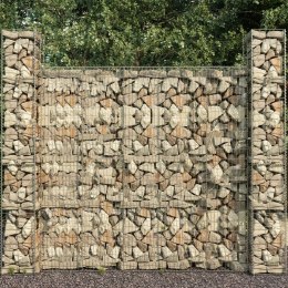  Ściana gabionowa z pokrywą, galwanizowana stal, 600x50x200 cm Lumarko!
