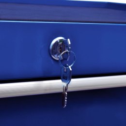 Lumarko Warsztatowy wózek narzędziowy z 7 szufladami, niebieski