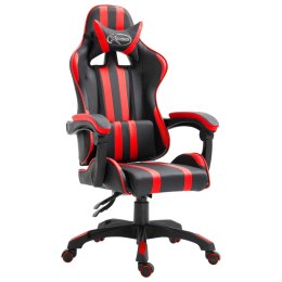  Fotel dla gracza, czerwony, sztuczna skóra Lumarko!