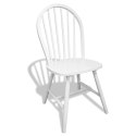  Krzesła stołowe, 4 szt., białe, lite drewno Lumarko!