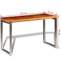  Stół lub biurko z drewna sheesham z metalowymi nogami Lumarko!