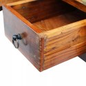  Stolik kawowy z szufladami z drewna odzyskanego 90x45x35 cm Lumarko!