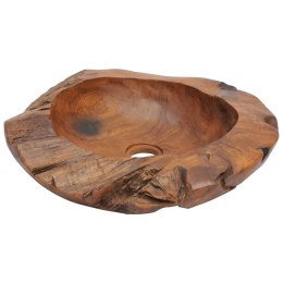 Lumarko Umywalka z drewna tekowego, 45 cm