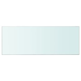  Półka szklana, bezbarwny panel, 80x30 cm Lumarko!