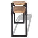  Stolik konsola z drewna akacjowego, 120x40x85 cm Lumarko!