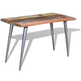  Stół do jadalni z litego drewna odzyskanego, 120x60x76 cm Lumarko!