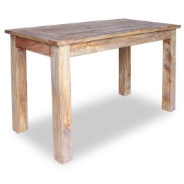  Stół do jadalni z litego drewna odzyskanego, 120x60x77 cm Lumarko!
