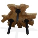  Stolik kawowy z drewna tekowego, 80 x 70 x 38 cm Lumarko!