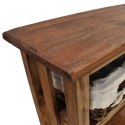  Stolik konsola, lite drewno z odzysku, 69 x 28 x 70 cm Lumarko!