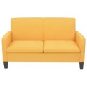 Sofa 2-osobowa, żółta, 135 x 65 x 76 cm Lumarko!