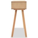  Stolik typu konsola, drewno sosnowe, 80x30x72 cm, brązowy Lumarko!