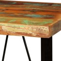  Stolik barowy, lite drewno z odzysku, 60x60x107 cm Lumarko!