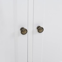 Lumarko Komoda 3-drzwiowa, MDF i drewno sosnowe, 105 x 35 x 77,5 cm