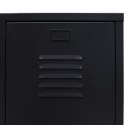 Metalowa szafa w industrialnym stylu, 67 x 35 x 107 cm, czarna Lumarko!