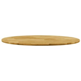  Okrągły blat do stolika z litego drewna dębowego, 23 mm, 500 mm Lumarko!