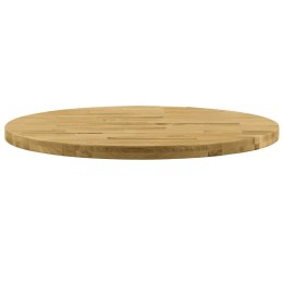  Okrągły blat do stolika z litego drewna dębowego, 44 mm, 700 mm Lumarko!