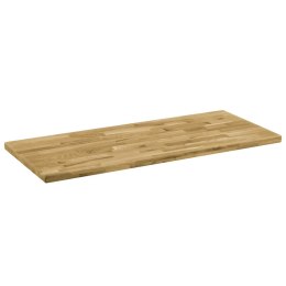  Prostokątny blat do stolika z drewna dębowego, 44 mm, 100x60 cm Lumarko!