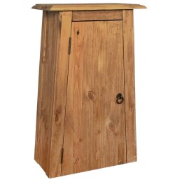  Wisząca szafka łazienkowa, drewno sosnowe z odzysku, 42x23x70cm Lumarko!