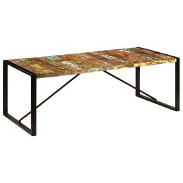  Stół jadalniany, 220x100x75 cm, lite drewno z odzysku Lumarko!