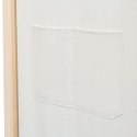  Parawan 4-panelowy, kremowy, 160x170x4 cm, tkanina Lumarko!