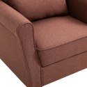  Fotel brązowy, tapicerowany tkaniną Lumarko!