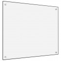 Panel ochronny do kuchni, biały, 70x60 cm, szkło hartowane Lumarko!