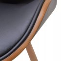  Krzesła stołowe, 6 szt., gięte drewno i sztuczna skóra Lumarko!