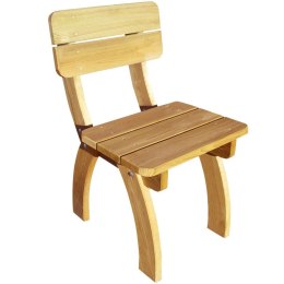  Krzesła ogrodowe 2 szt Drewno sosnowe Lumarko!