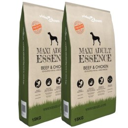  Sucha karma dla psów Maxi Adult Essence Beef&Chicken, 2 x 30 kg Lumarko!