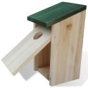  Domki dla ptaków, 8 szt., drewniane, 12 x 12 x 22 cm Lumarko!