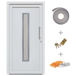  Drzwi wejściowe zewnętrzne, białe, 108 x 208 cm Lumarko!
