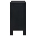  Stolik barowy z półkami, czarny, 110 x 50 x 103 cm Lumarko!