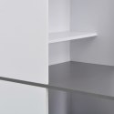 Stolik barowy z szafką, biały, 115 x 59 x 200 cm Lumarko!