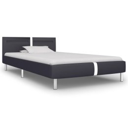  Rama łóżka z LED, czarna, sztuczna skóra, 90 x 200 cm Lumarko!