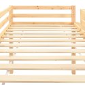  Wysoka rama łóżka dziecięcego, zjeżdżalnia i drabinka, 97x208cm Lumarko!