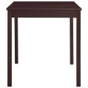 Stół do jadalni, ciemny brąz, 140 x 70 x 73 cm, drewno sosnowe Lumarko!