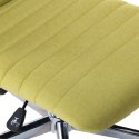  Krzesła stołowe, 2 szt., zielone, tapicerowane tkaniną Lumarko!
