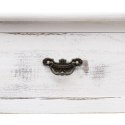  Stolik konsola, antyczna biel, 110 x 45 x 76 cm, drewniany Lumarko!