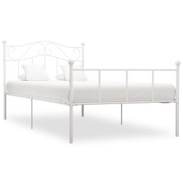  Rama łóżka, biała, metalowa, 100 x 200 cm Lumarko!