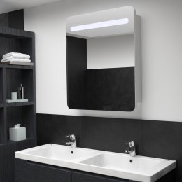  Szafka łazienkowa z lustrem i LED, 68 x 11 x 80 cm Lumarko!