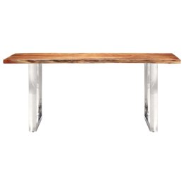  Stół z naturalnymi krawędziami, drewno akacjowe, 200 cm, 3,8 cm Lumarko!