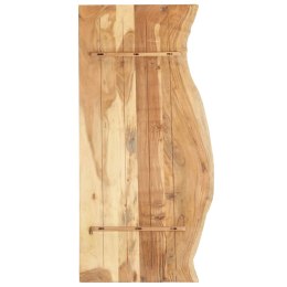 Lumarko Blat łazienkowy, lite drewno akacjowe, 140 x 55 x 2,5 cm