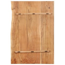 Lumarko Blat łazienkowy, lite drewno akacjowe, 80 x 55 x 3,8 cm