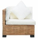 Narożna sofa z poduszkami, naturalny rattan Lumarko!