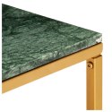  Stolik kawowy, zielony, 60x60x35 cm, kamień o teksturze marmuru Lumarko!