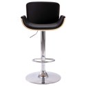  Krzesło barowe, czarne, sztuczna skóra Lumarko!