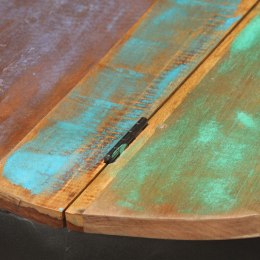  Stolik kawowy, 53x43 cm, lite drewno z odzysku Lumarko!