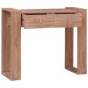  Stolik konsola, 90x35x75 cm, lite drewno tekowe Lumarko!